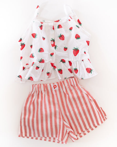 strawberry frill top