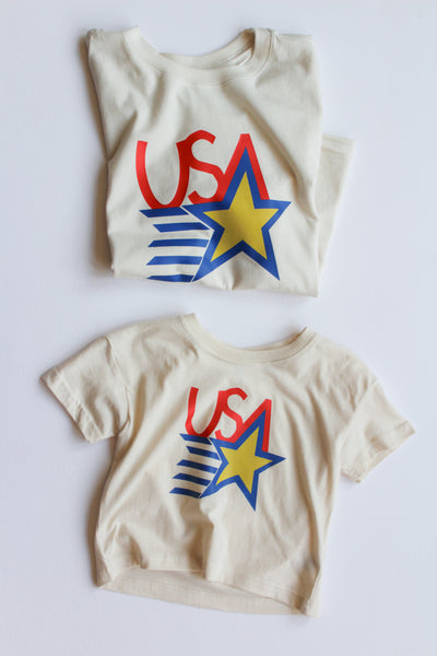 retro USA tee