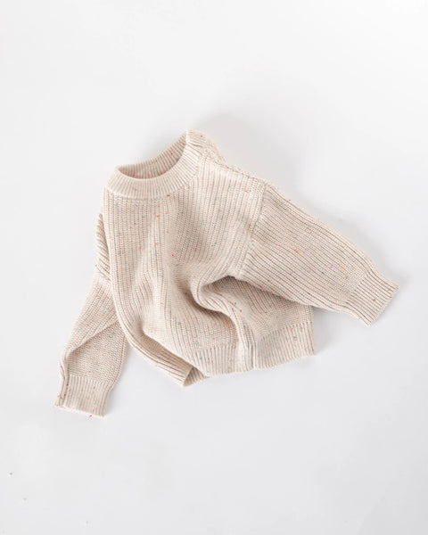 sprinkle chunky knit sweater