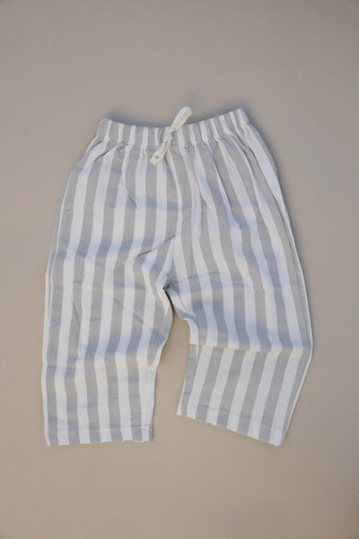 striped linen pants