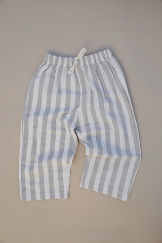 striped linen pants