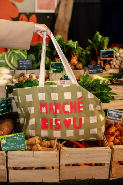 tote bag - marche bisou