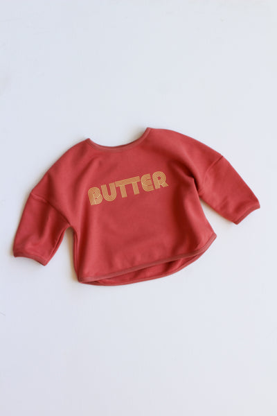70's butter sweatshirt