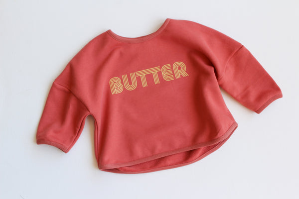 70's butter sweatshirt