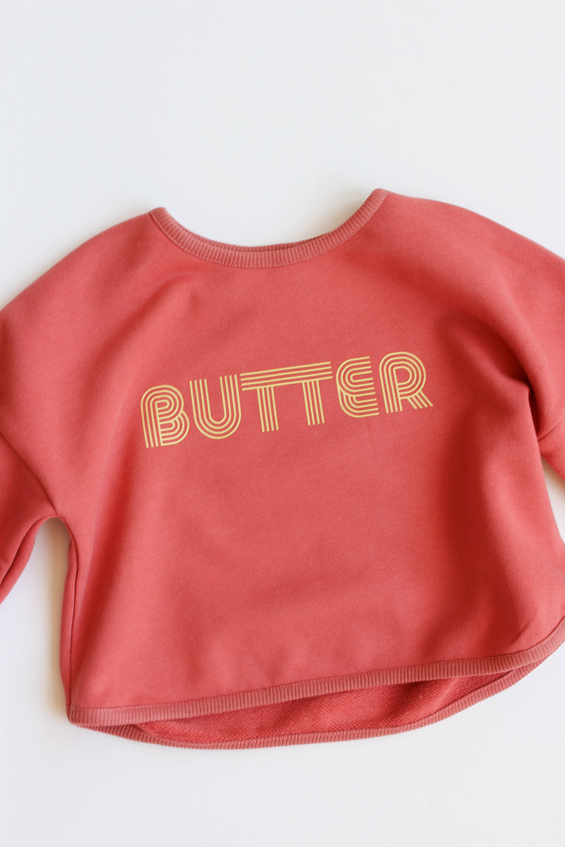 70's butter sweatshirt