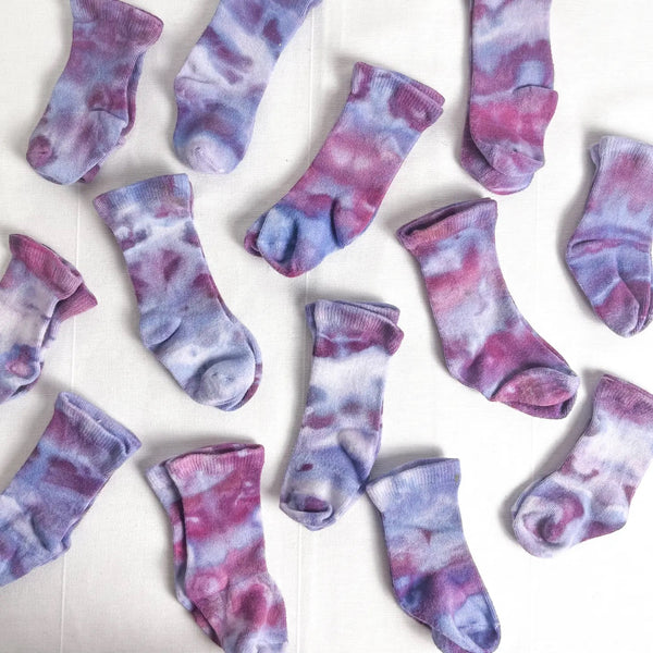 hand dyed bamboo socks