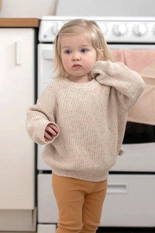 sprinkle chunky knit sweater