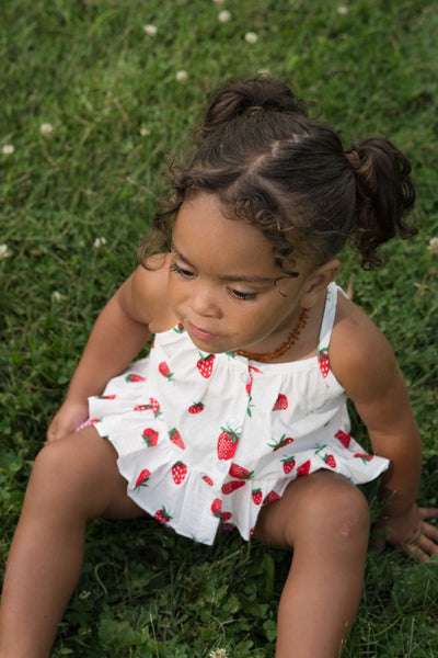 strawberry frill top