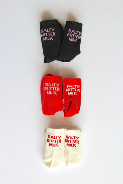 salty buttermilk sock collection / 3-pack