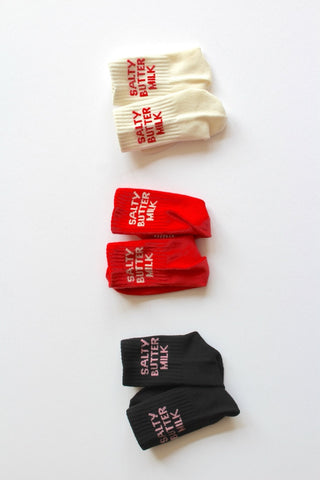 salty buttermilk sock collection / 3-pack