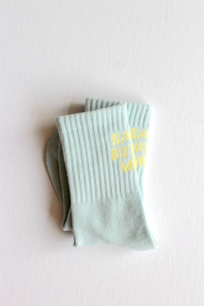 salty buttermilk socks /  pastel edition