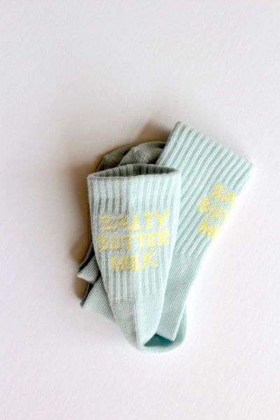 salty buttermilk socks /  pastel edition