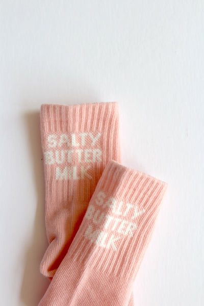 salty buttermilk socks /  pastel edition