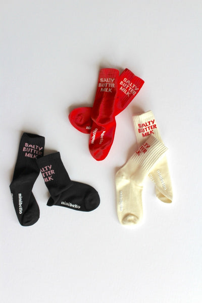 salty buttermilk sock collection / 3-pack