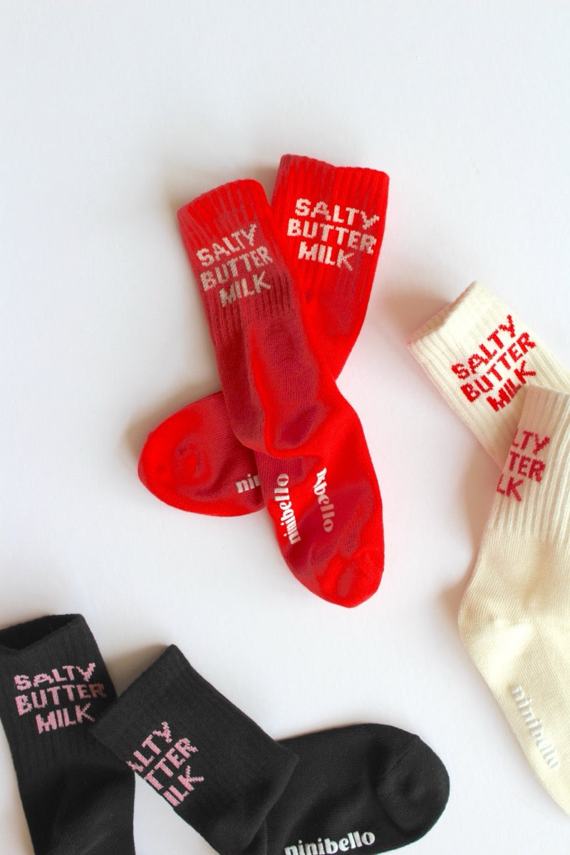 salty buttermilk sock collection / 3-pack