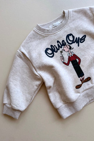 olive oyl crewneck