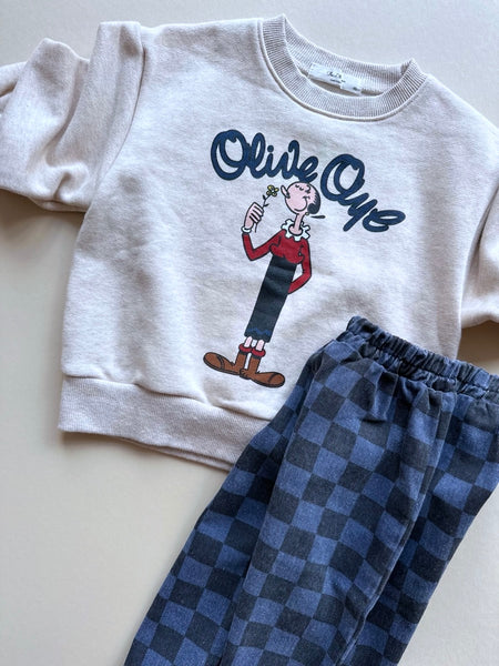 olive oyl crewneck