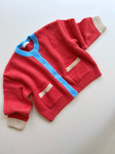 red bird cardi