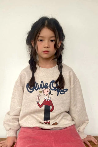 olive oyl crewneck