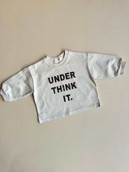 underthink tee