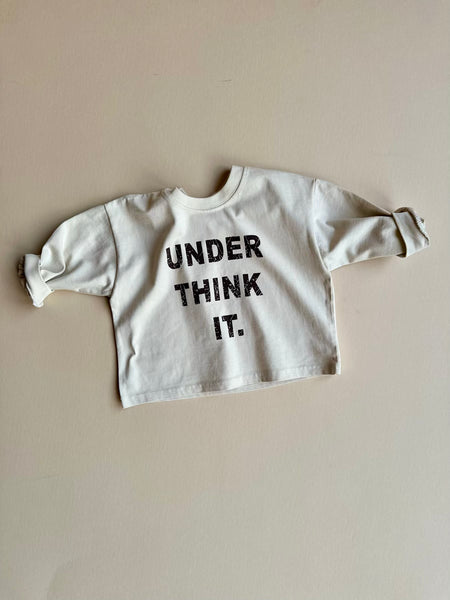 underthink tee