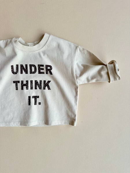 underthink tee