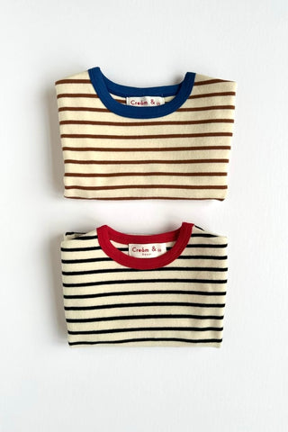 just me stripe tee