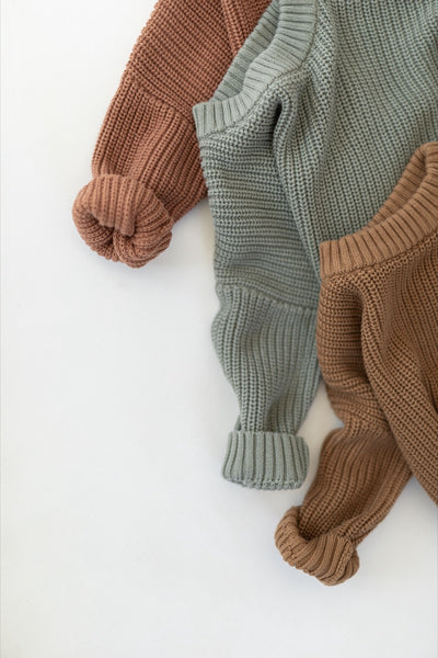 chunky knit sweater