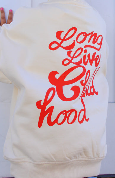 long live childhood crewneck