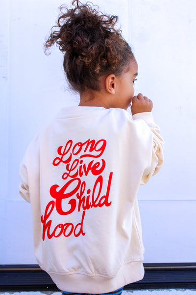 long live childhood crewneck