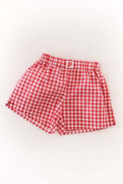 pigeon gingham shorts