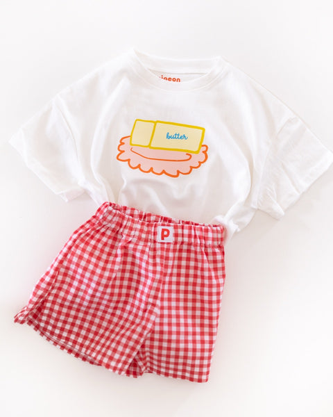 pigeon gingham shorts