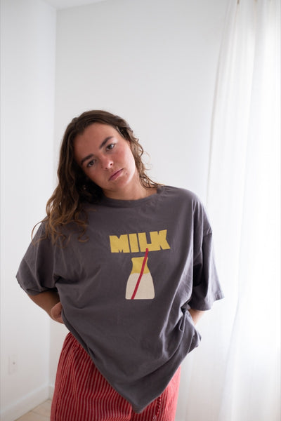 woman's milk tee