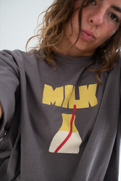 woman's milk tee