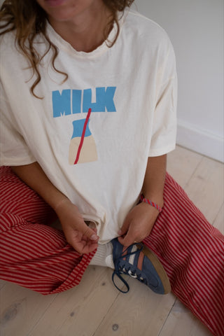 woman's milk tee