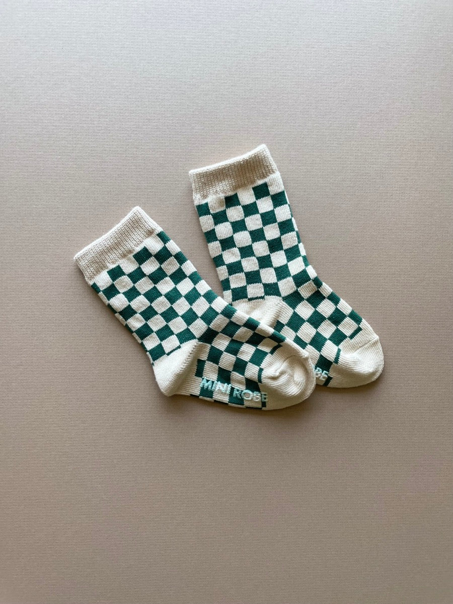 baby + toddler checkerboard socks