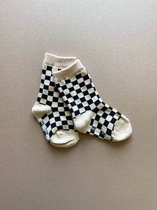 baby + toddler checkerboard socks