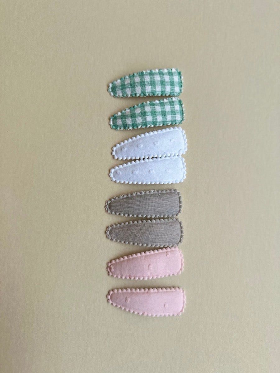 petite hair clips - set of 4