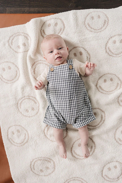 gingham overalls