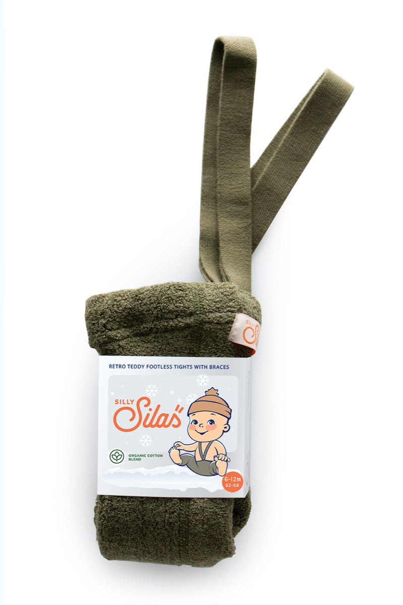 silly silas - teddy olive footless