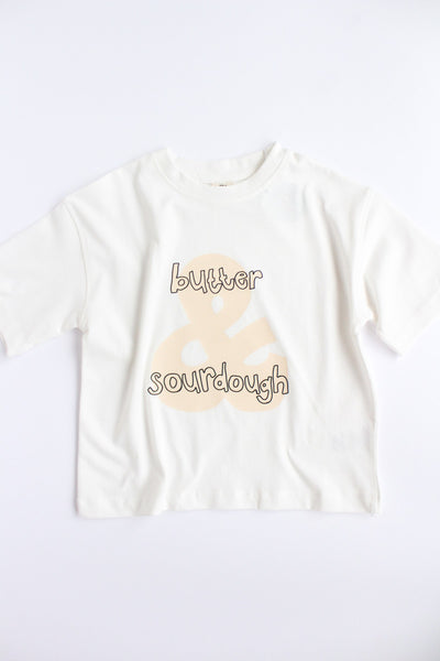 (sale) white sourdough tee - 2y