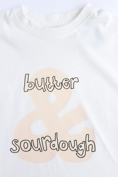 (sale) white sourdough tee - 2y