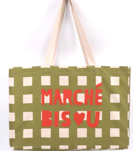 tote bag - marche bisou