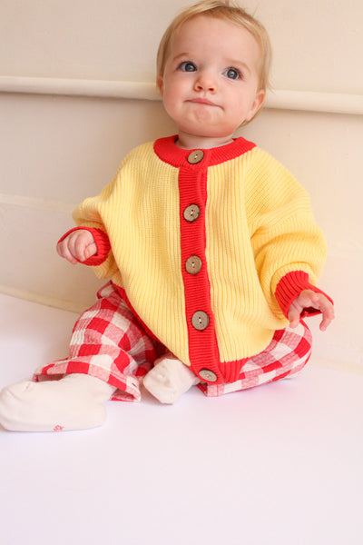 chunky knit cardigan