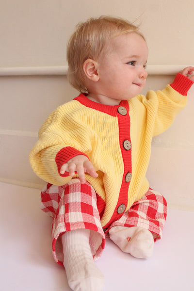 chunky knit cardigan
