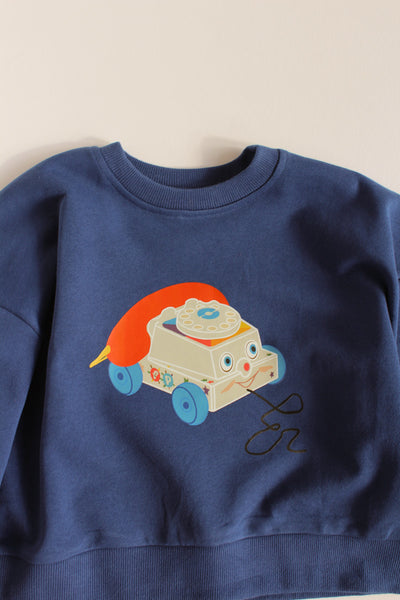 blue chatterbox crewneck