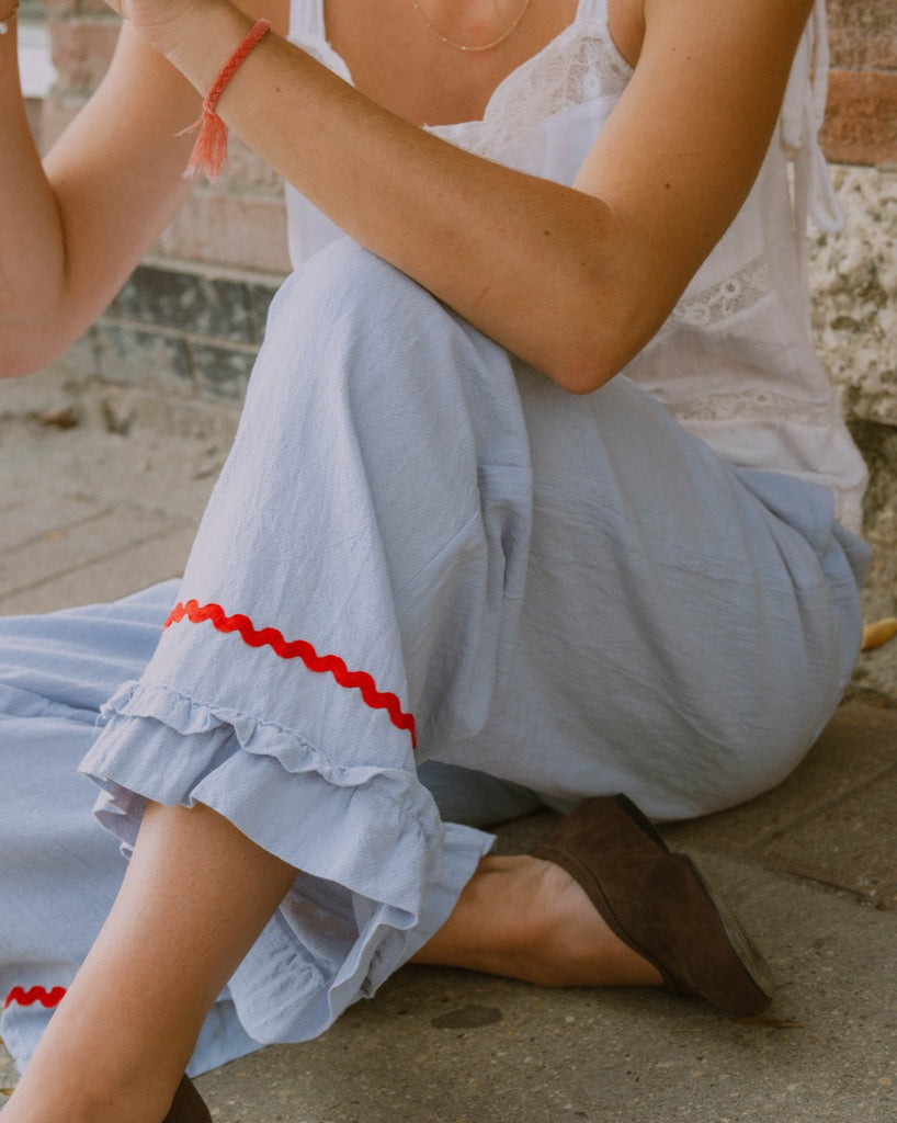 People Ruffling women's ruffle pants – The August People