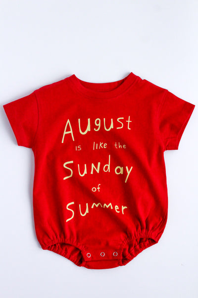 august sunday romper