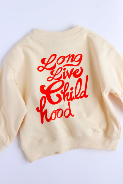 long live childhood crewneck