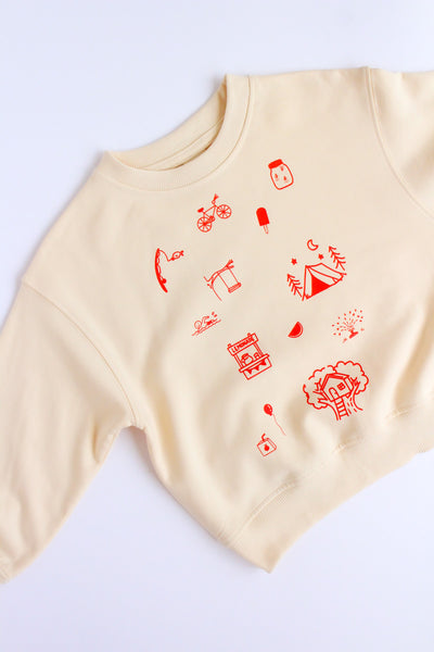 long live childhood crewneck